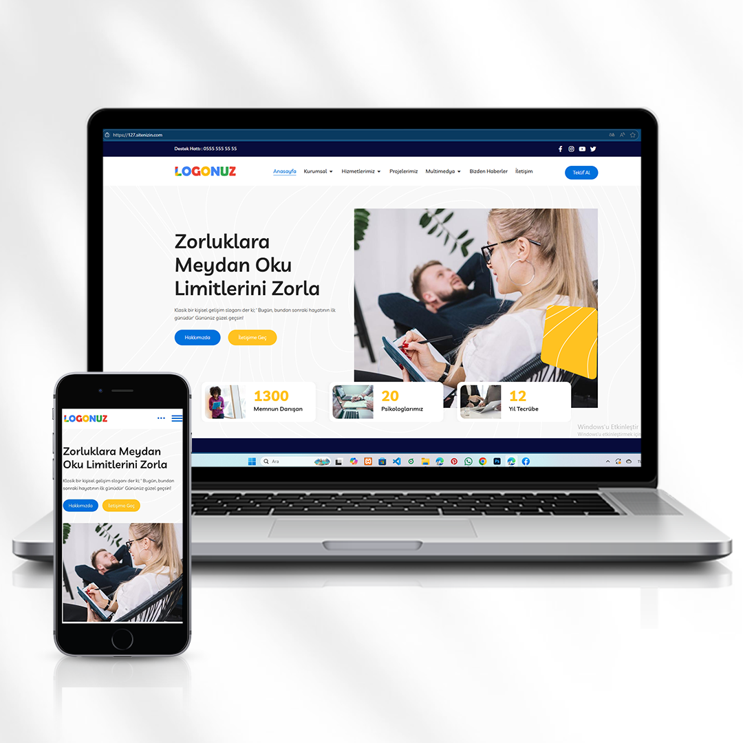 Psikiyatri ve Psikoterapi Merkezi Tanıtım Sitesi  127.sitenizin.com